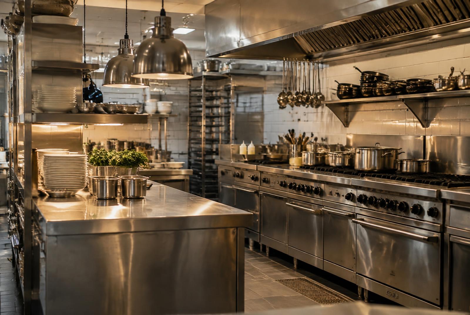 Commercial kitchen environment